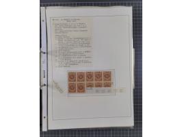 1922/23, interessante, ungebraucht/postfrische und gestempelte Spezial-Sammlung ex Mi.-Nr. 73-181 mit Einheiten, Randstücken,