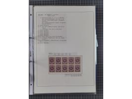 1922/23, interessante, ungebraucht/postfrische und gestempelte Spezial-Sammlung ex Mi.-Nr. 73-181 mit Einheiten, Randstücken,