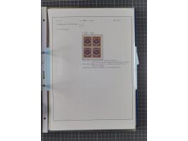 1922/23, interessante, ungebraucht/postfrische und gestempelte Spezial-Sammlung ex Mi.-Nr. 73-181 mit Einheiten, Randstücken,