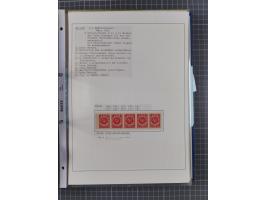 1922/23, interessante, ungebraucht/postfrische und gestempelte Spezial-Sammlung ex Mi.-Nr. 73-181 mit Einheiten, Randstücken,