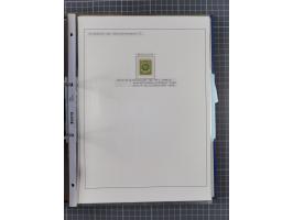 1922/23, interessante, ungebraucht/postfrische und gestempelte Spezial-Sammlung ex Mi.-Nr. 73-181 mit Einheiten, Randstücken,