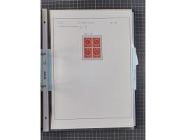 1922/23, interessante, ungebraucht/postfrische und gestempelte Spezial-Sammlung ex Mi.-Nr. 73-181 mit Einheiten, Randstücken,