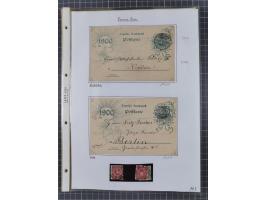 1890/1920, meist ungebrauchte und gestempelte Sammlung “Germania” mit über 40 Briefen, Karten und GSK inkl. Abstimmungsgebiet