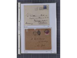 1890/1920, meist ungebrauchte und gestempelte Sammlung “Germania” mit über 40 Briefen, Karten und GSK inkl. Abstimmungsgebiet