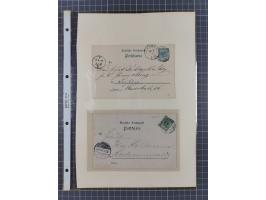 1890/1920, meist ungebrauchte und gestempelte Sammlung “Germania” mit über 40 Briefen, Karten und GSK inkl. Abstimmungsgebiet