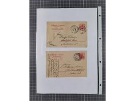 1890/1920, meist ungebrauchte und gestempelte Sammlung “Germania” mit über 40 Briefen, Karten und GSK inkl. Abstimmungsgebiet