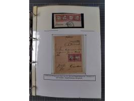 1872/74, interessante Sammlung mit ca. 100 Briefen und Karten sowie zwei Briefstücken mit meist klaren Stempeln, dabei Einzel