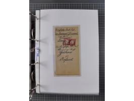 1872/74, interessante Sammlung mit ca. 100 Briefen und Karten sowie zwei Briefstücken mit meist klaren Stempeln, dabei Einzel