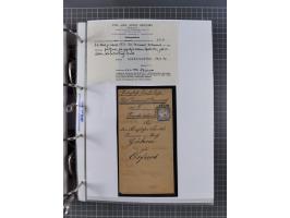 1872/74, interessante Sammlung mit ca. 100 Briefen und Karten sowie zwei Briefstücken mit meist klaren Stempeln, dabei Einzel
