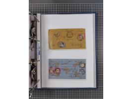 1872/74, interessante Sammlung mit ca. 100 Briefen und Karten sowie zwei Briefstücken mit meist klaren Stempeln, dabei Einzel