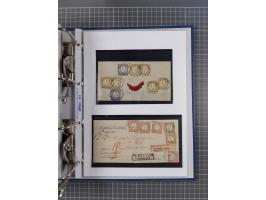 1872/74, interessante Sammlung mit ca. 100 Briefen und Karten sowie zwei Briefstücken mit meist klaren Stempeln, dabei Einzel