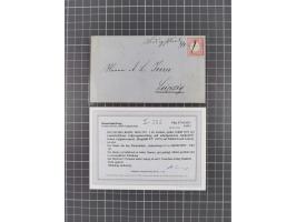 1872/74, fünf interessante Stempel auf Briefen und einer Ganzsache mit Hufeisenstempeln von “ELBERFELD”, “GRIMMEN” und “LÜBEC