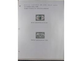 1920/70, Collection on album pages including imperf pairs and varieties, additional Iraq, Mosul and Palestine overprints.