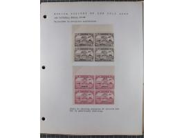 1920/70, Collection on album pages including imperf pairs and varieties, additional Iraq, Mosul and Palestine overprints.