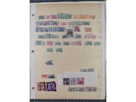 1920/70, Collection on album pages including imperf pairs and varieties, additional Iraq, Mosul and Palestine overprints.