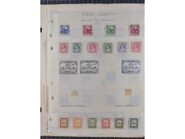 1920/70, Collection on album pages including imperf pairs and varieties, additional Iraq, Mosul and Palestine overprints.