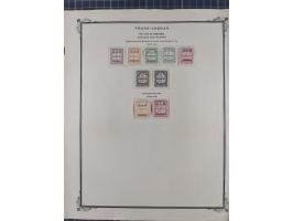 1920/70, Collection on album pages including imperf pairs and varieties, additional Iraq, Mosul and Palestine overprints.