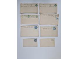 1880/1900 (ca.), about 150 postal stationery cards and envelopes, unused and used,including some with additional franking