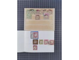 1866/76, kleine alte Partie mit etwa 70 Marken und Briefstücken und 22 Briefen und Ganzsachen, dabei "GRAUDENZ, "HERFORD", "L