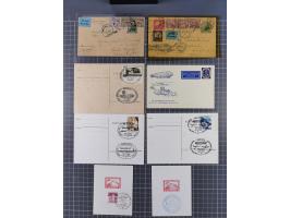 Zeppelin: 1928/81, Partie Stempel-Belege mit Schwerpunkt bei den modernen Stempeln und Sonderumschlägen ab ca. 1960, dazu neu