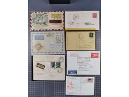 Zeppelin: 1928/81, Partie Stempel-Belege mit Schwerpunkt bei den modernen Stempeln und Sonderumschlägen ab ca. 1960, dazu neu