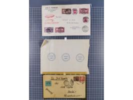 Zeppelin: 1928/81, Partie Stempel-Belege mit Schwerpunkt bei den modernen Stempeln und Sonderumschlägen ab ca. 1960, dazu neu