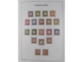 1872/1932, ungebrauchte und postfrische Sammlung inkl. Dienstmarken mit vielen besseren und kpl. Ausgaben, Farben, Wasserzeic