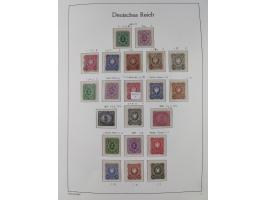 1872/1932, ungebrauchte und postfrische Sammlung inkl. Dienstmarken mit vielen besseren und kpl. Ausgaben, Farben, Wasserzeic