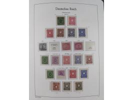 1872/1932, ungebrauchte und postfrische Sammlung inkl. Dienstmarken mit vielen besseren und kpl. Ausgaben, Farben, Wasserzeic