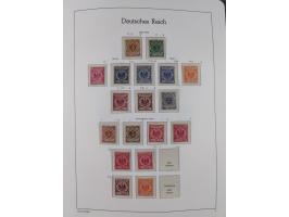 1872/1932, ungebrauchte und postfrische Sammlung inkl. Dienstmarken mit vielen besseren und kpl. Ausgaben, Farben, Wasserzeic