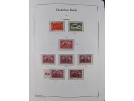 1872/1932, ungebrauchte und postfrische Sammlung inkl. Dienstmarken mit vielen besseren und kpl. Ausgaben, Farben, Wasserzeic