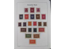 1872/1932, ungebrauchte und postfrische Sammlung inkl. Dienstmarken mit vielen besseren und kpl. Ausgaben, Farben, Wasserzeic