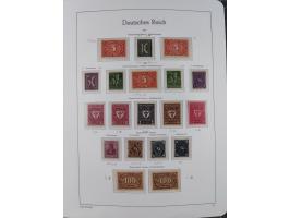 1872/1932, ungebrauchte und postfrische Sammlung inkl. Dienstmarken mit vielen besseren und kpl. Ausgaben, Farben, Wasserzeic