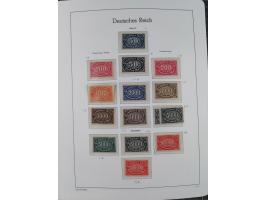 1872/1932, ungebrauchte und postfrische Sammlung inkl. Dienstmarken mit vielen besseren und kpl. Ausgaben, Farben, Wasserzeic