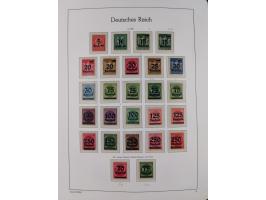 1872/1932, ungebrauchte und postfrische Sammlung inkl. Dienstmarken mit vielen besseren und kpl. Ausgaben, Farben, Wasserzeic