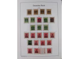 1872/1932, ungebrauchte und postfrische Sammlung inkl. Dienstmarken mit vielen besseren und kpl. Ausgaben, Farben, Wasserzeic