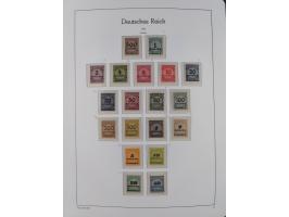 1872/1932, ungebrauchte und postfrische Sammlung inkl. Dienstmarken mit vielen besseren und kpl. Ausgaben, Farben, Wasserzeic