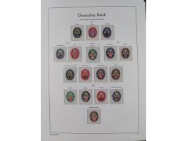 1872/1932, ungebrauchte und postfrische Sammlung inkl. Dienstmarken mit vielen besseren und kpl. Ausgaben, Farben, Wasserzeic