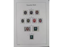 1872/1932, ungebrauchte und postfrische Sammlung inkl. Dienstmarken mit vielen besseren und kpl. Ausgaben, Farben, Wasserzeic