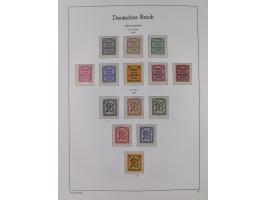 1872/1932, ungebrauchte und postfrische Sammlung inkl. Dienstmarken mit vielen besseren und kpl. Ausgaben, Farben, Wasserzeic