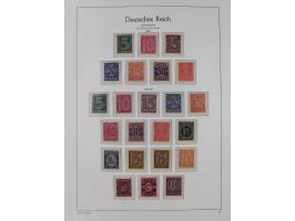 1872/1932, ungebrauchte und postfrische Sammlung inkl. Dienstmarken mit vielen besseren und kpl. Ausgaben, Farben, Wasserzeic