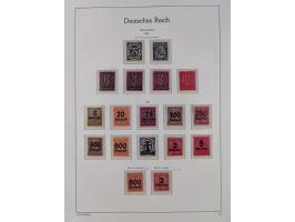 1872/1932, ungebrauchte und postfrische Sammlung inkl. Dienstmarken mit vielen besseren und kpl. Ausgaben, Farben, Wasserzeic