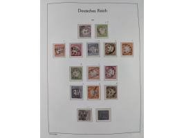 1872/1932, gestempelte Sammlung inkl. Dienstmarken mit vielen besseren und kpl. Ausgaben, Farben, Wasserzeichen-Abarten, Type