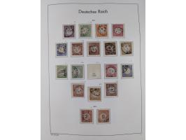 1872/1932, gestempelte Sammlung inkl. Dienstmarken mit vielen besseren und kpl. Ausgaben, Farben, Wasserzeichen-Abarten, Type