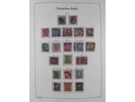 1872/1932, gestempelte Sammlung inkl. Dienstmarken mit vielen besseren und kpl. Ausgaben, Farben, Wasserzeichen-Abarten, Type