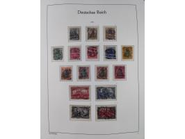 1872/1932, gestempelte Sammlung inkl. Dienstmarken mit vielen besseren und kpl. Ausgaben, Farben, Wasserzeichen-Abarten, Type