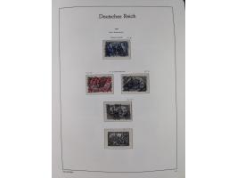 1872/1932, gestempelte Sammlung inkl. Dienstmarken mit vielen besseren und kpl. Ausgaben, Farben, Wasserzeichen-Abarten, Type