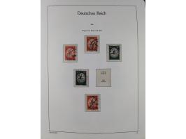 1872/1932, gestempelte Sammlung inkl. Dienstmarken mit vielen besseren und kpl. Ausgaben, Farben, Wasserzeichen-Abarten, Type