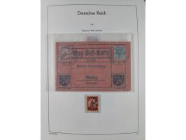 1872/1932, gestempelte Sammlung inkl. Dienstmarken mit vielen besseren und kpl. Ausgaben, Farben, Wasserzeichen-Abarten, Type
