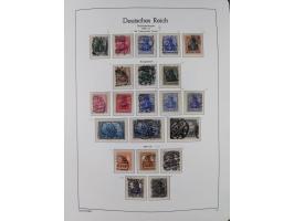 1872/1932, gestempelte Sammlung inkl. Dienstmarken mit vielen besseren und kpl. Ausgaben, Farben, Wasserzeichen-Abarten, Type